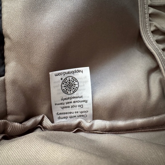 HAPP Brand Levy Backpack Baby Diaper Bag Black 17"L, 6"W x 12"H - Picture 16 of 16